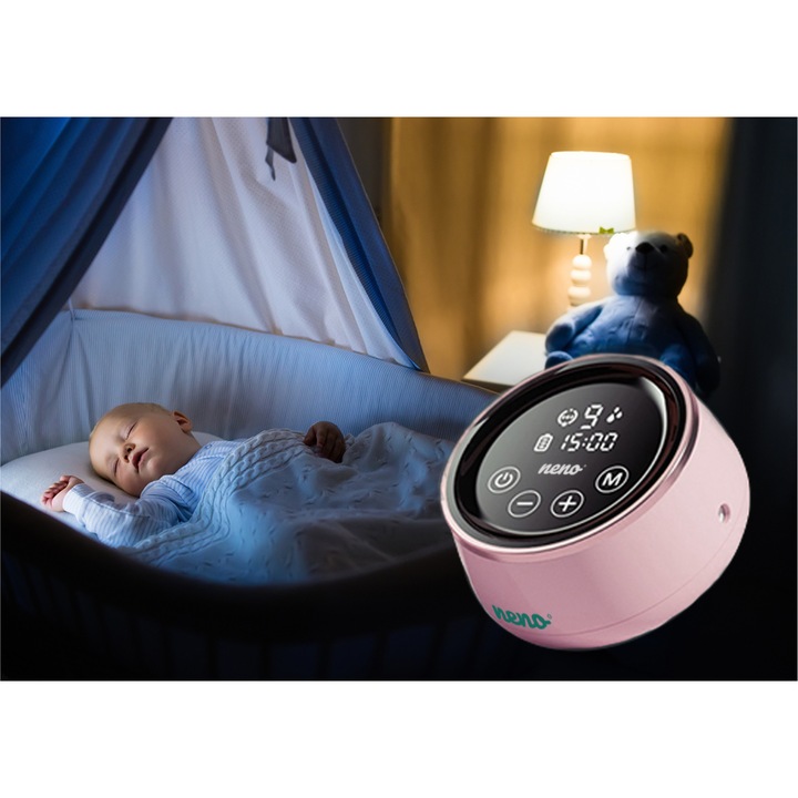 Помпа за кърма Neno Bella, Eлектрическа, Единична, 2-фазна, Розов