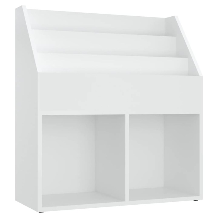 Етажерка За Детски Книжки vidaXL, ПДЧ, Бял,71 x 30 x 78,5 см