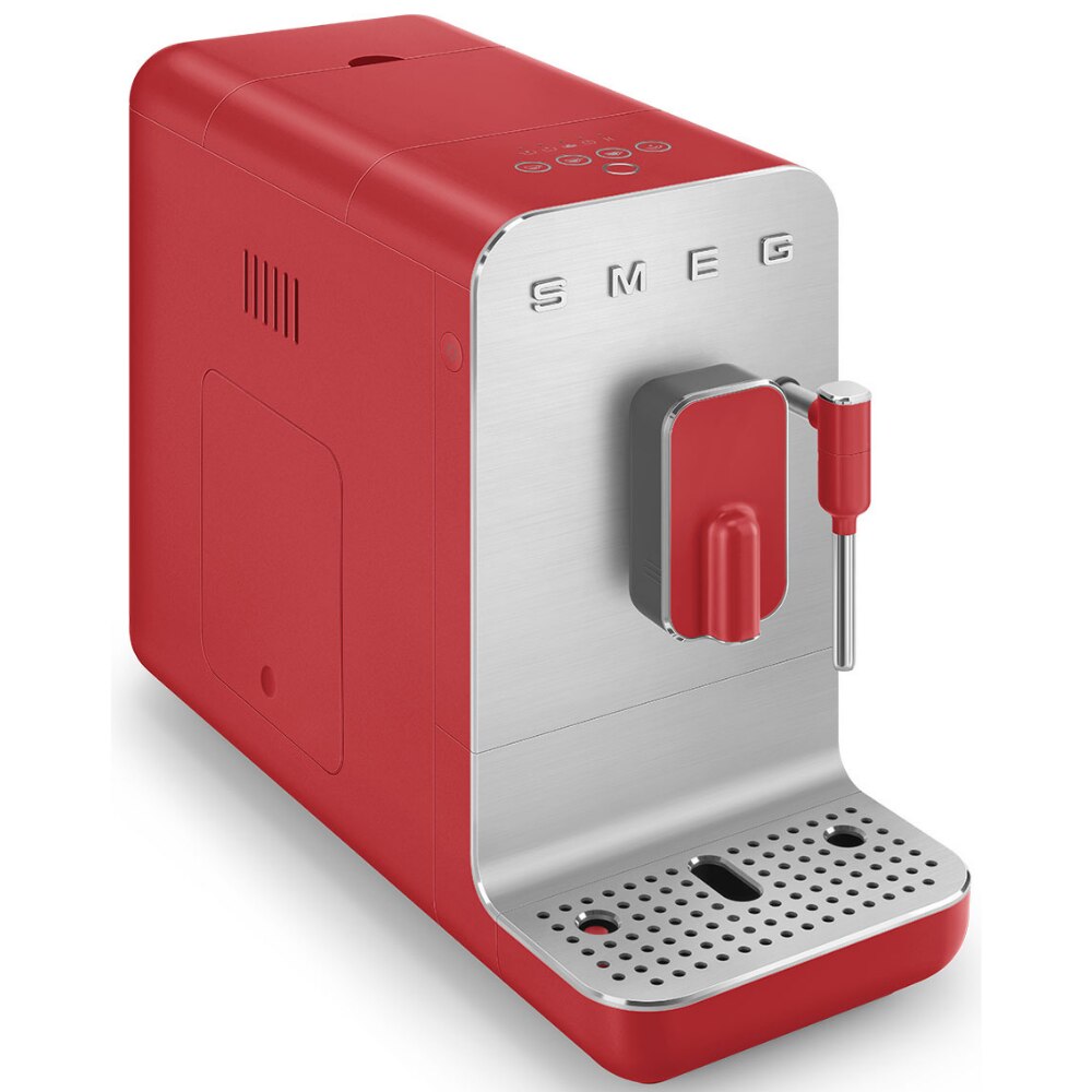 Автоматична еспресо кафемашина Smeg BCC02RDMEU, 50's Style, 1350 W, 19 ...
