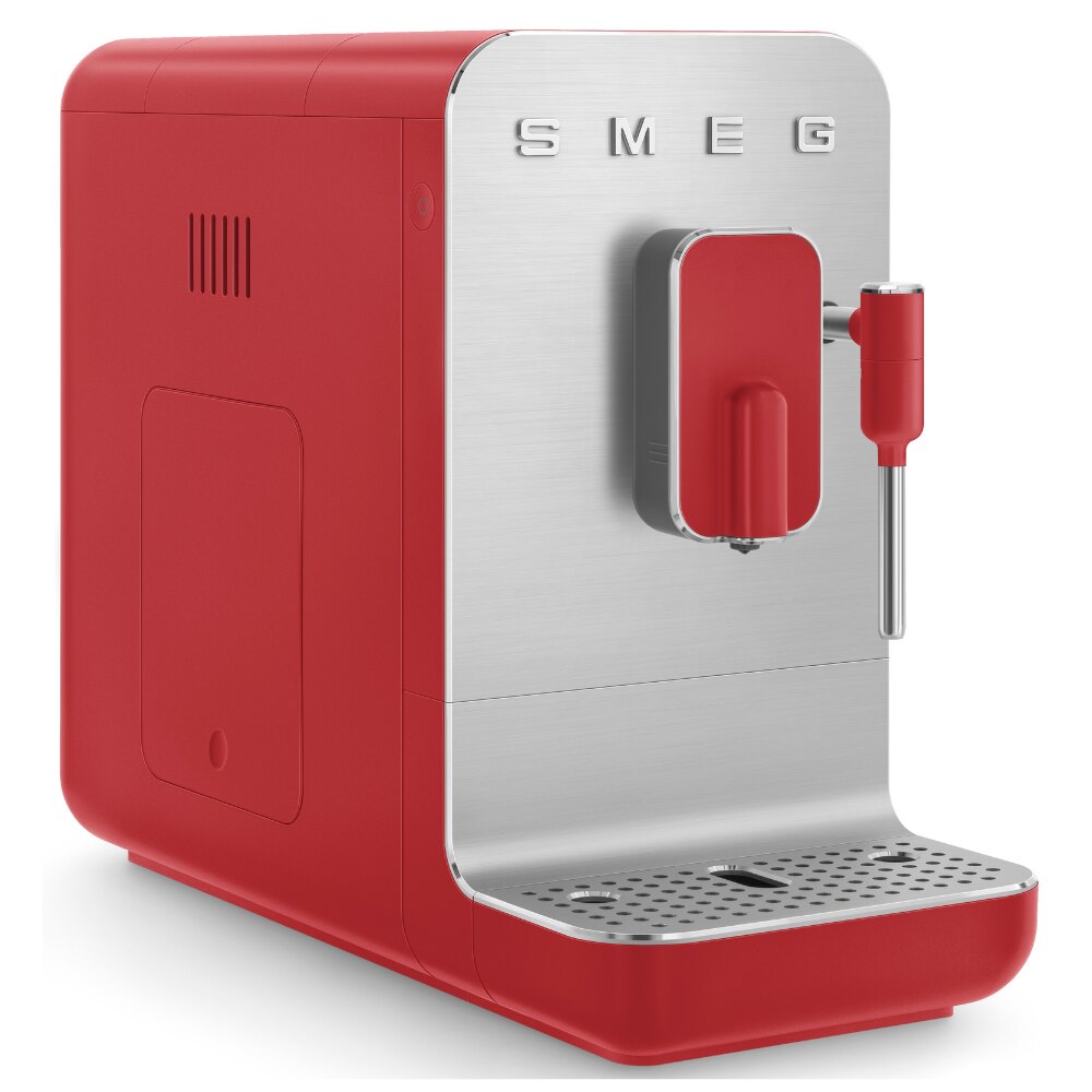 Автоматична еспресо кафемашина Smeg BCC02RDMEU, 50's Style, 1350 W, 19 ...