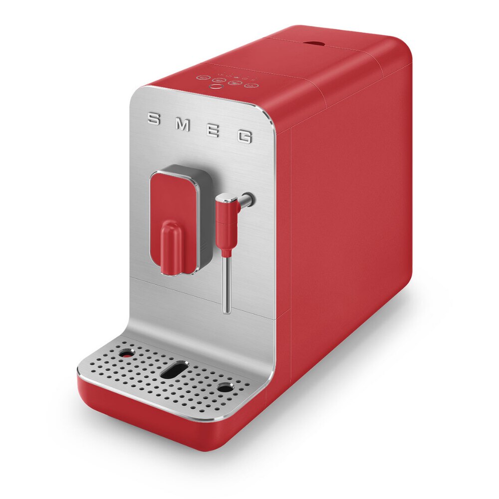 Автоматична еспресо кафемашина Smeg BCC02RDMEU, 50's Style, 1350 W, 19 ...