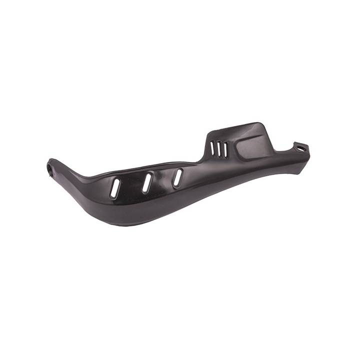 Set 2 protectii maini, prindere ghidon, 22mm, din plastic, culoare negru