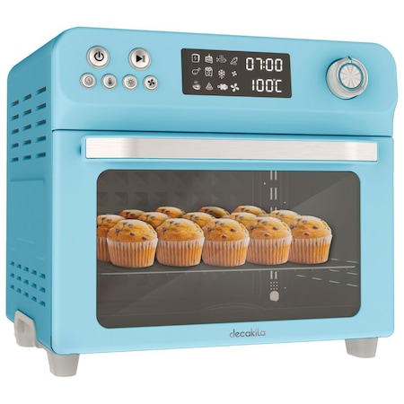 Cuptor cu aer cald Decakila, 24 L, 1800 W, Albastru
