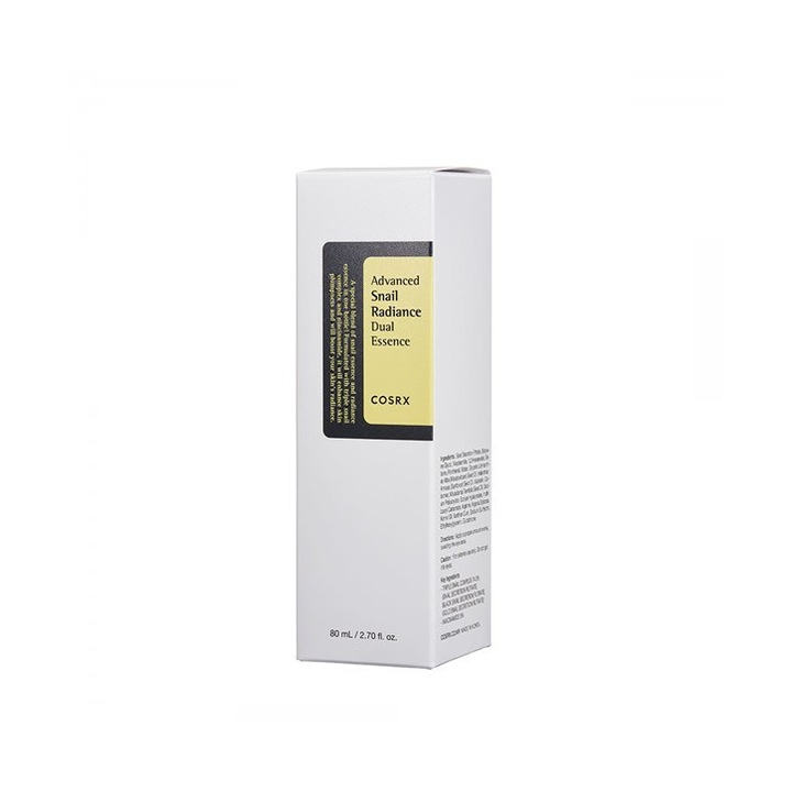 Есенция за лице със 74,3% троен комплекс от охлюви и 5 % ниацинамид 80 мл. COSRX Advanced Snail Radiance Dual Essence