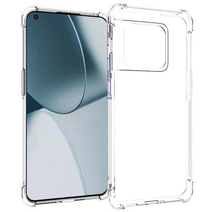 Антишок SILKASE прозрачен силиконов калъф, OnePlus, 10 Pro