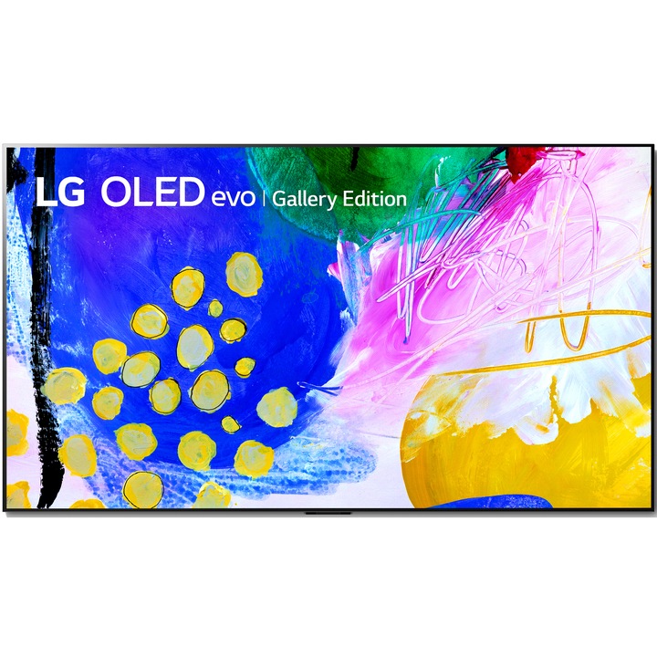 LG OLED55G23LA Gallery Smart OLED EVO Televízió, 139 cm, 4K Ultra HD, HDR, webOS ThinQ AI, G energiaosztály