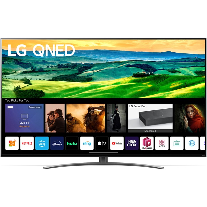 Televizor LG QNED 55QNED813QA, 139 cm, Smart, 4K Ultra HD, 100 Hz, Clasa G