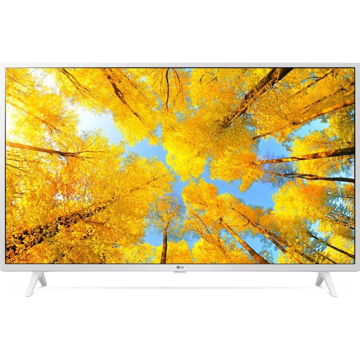 Televizor LG LED 43UQ76903LE, 108 cm, Smart, 4K Ultra HD, Clasa G, Alb
