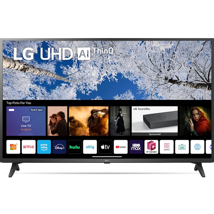 Телевизор LG LED 50UQ70003LB, 50" (126 см), Smart, 4K Ultra HD, Клас G