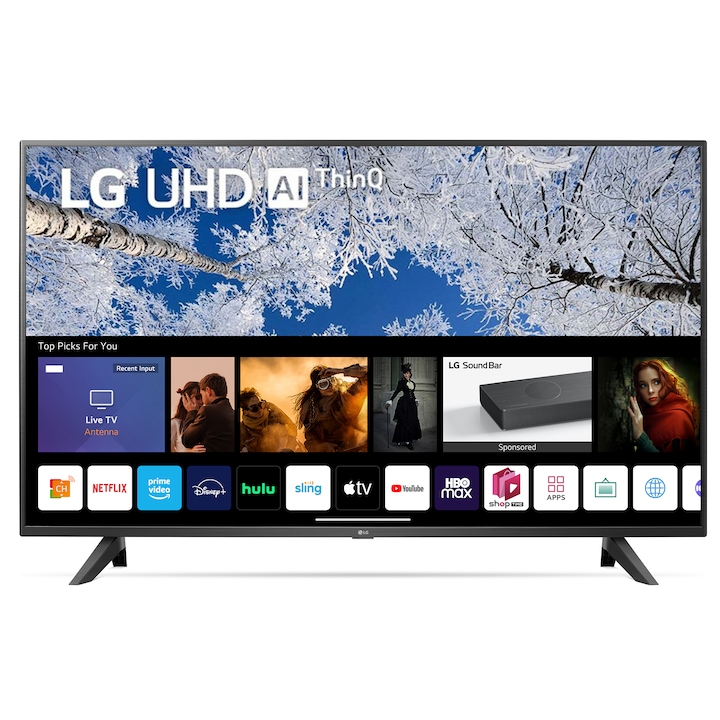 LG 43UQ70003LB Smart LED TV, 108 cm, 4K Ultra HD, HDR, webOS ThinQ AI