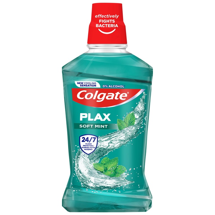 Вода за уста Colgate Plax Soft Mint, 500 мл