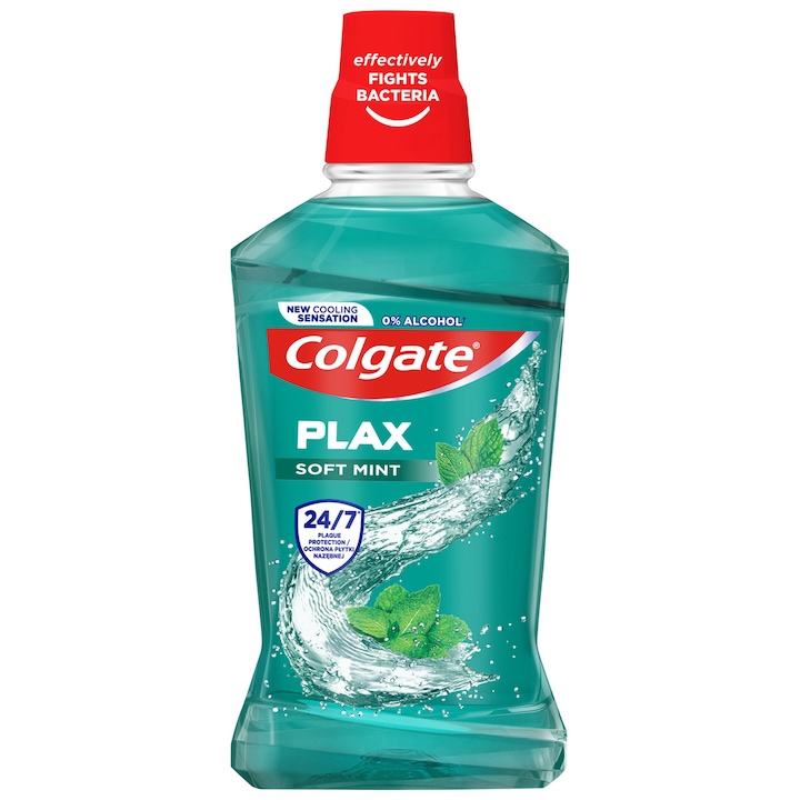 Вода за уста Colgate Plax Soft Mint, 500 мл