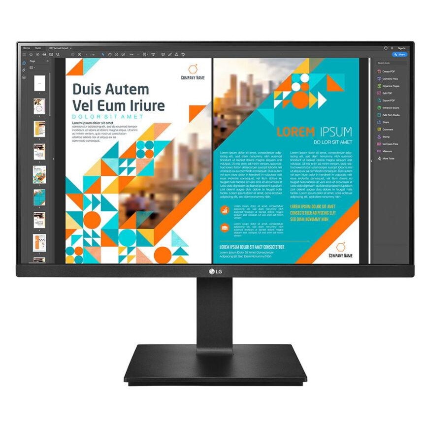 Monitor LG 24QP550-B, 2560 x 1440 WQHD, 16:9, 23.8