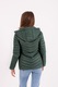 Jacheta dama cu gluga, Verde, XS