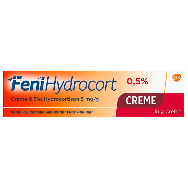 FeniHydrocort 0.5% Hydrocortisone Krém, csillapítja a bőrirritációt és viszketést, 15 g