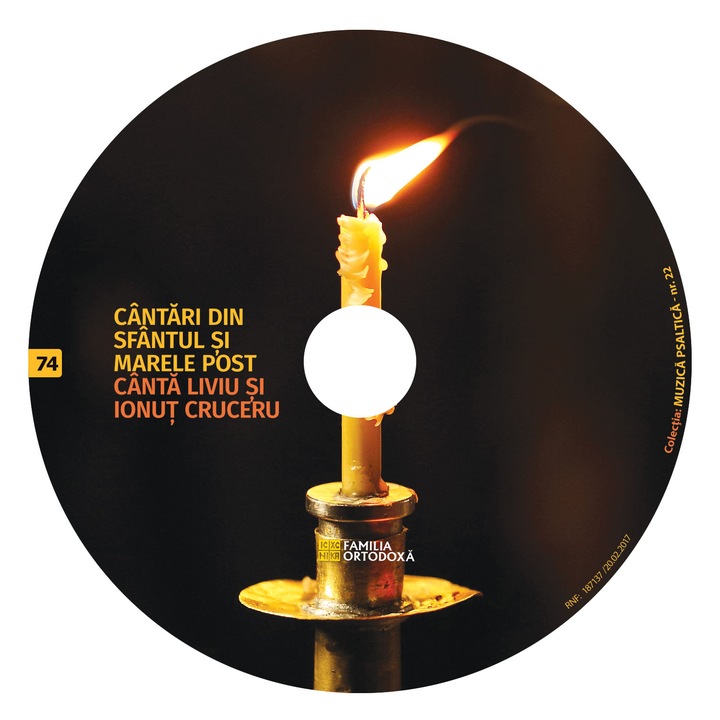 Cantari in Sfantul si Marele Post - CD 74
