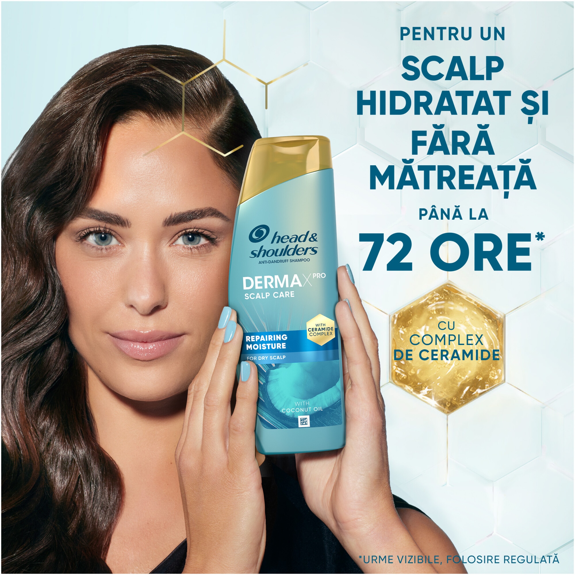 Sampon anti-matreata hidratant Head & Shoulders Derma X Pro pentru