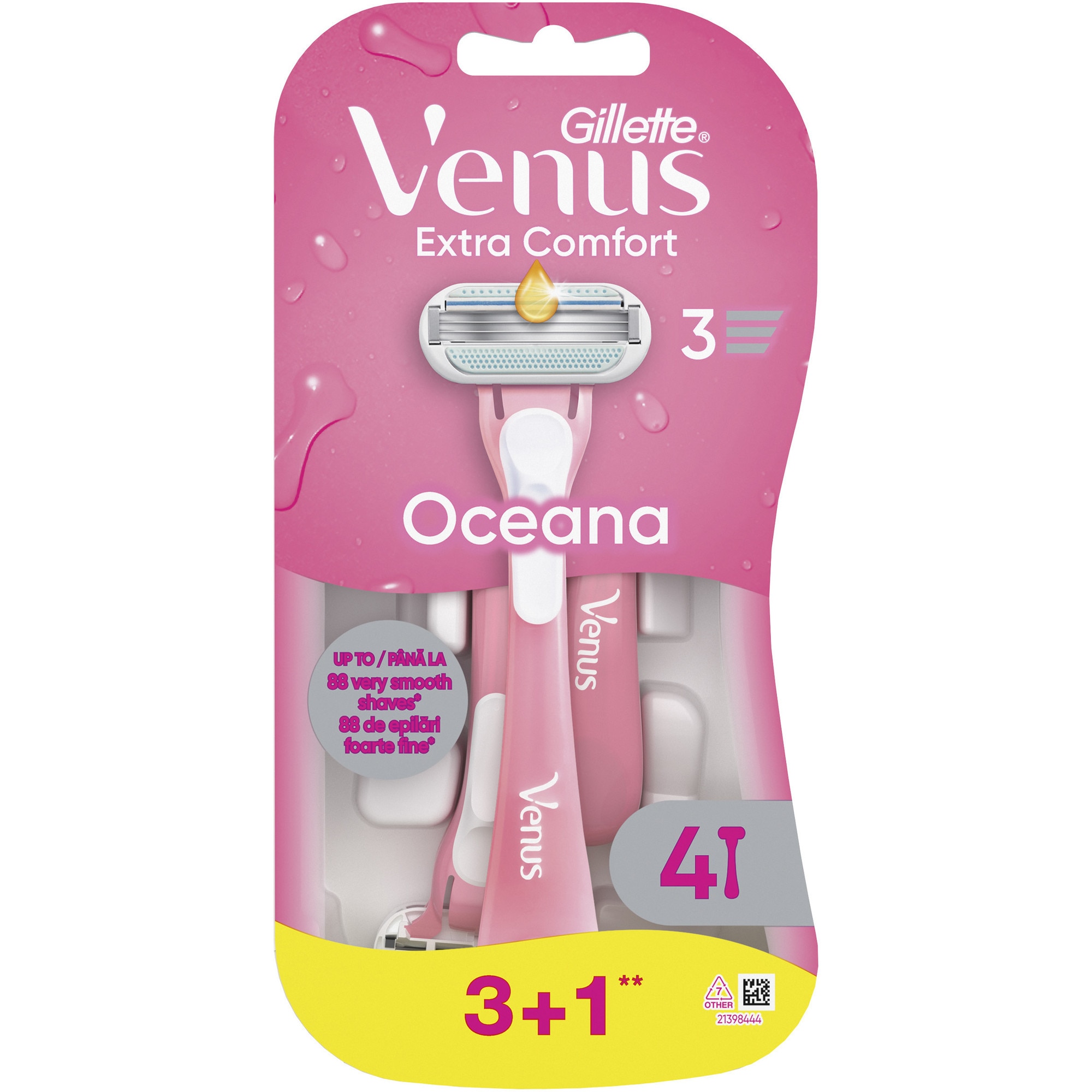 Aparate de ras de unica folosinta Gillette Venus Oceana, 4 buc