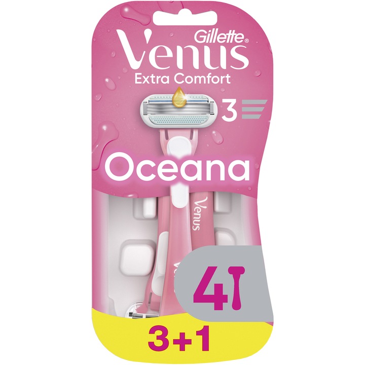 Aparate de ras de unica folosinta Gillette Venus Oceana, 4 buc