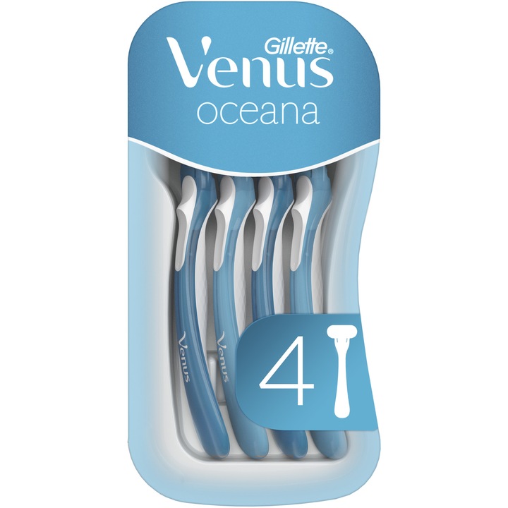 Самобръсначка за еднократна употреба Gillette Venus Oceana, 4 броя