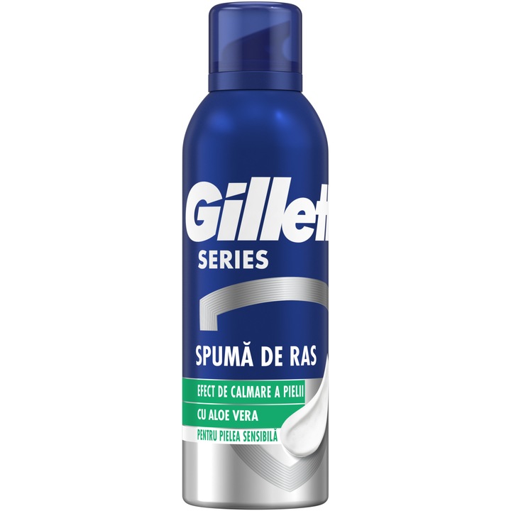 Gillette Series Kondicionáló borotvahab aloe verával, 250 ml