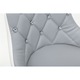 Scaun de birou, Votana, HC931N, Piele ecologica, Gri/Alb, 40x47x66 cm