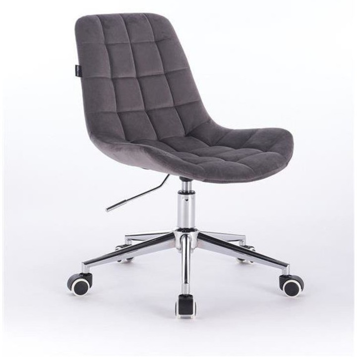 HR590K Grafit modern velúr szék