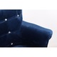 Scaun de birou, Votana, HR804CK, Catifea, Bleumarin