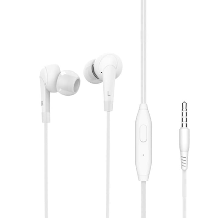 Casti in ear cu fir Vision Touch, jack 3.5, microfon, 32 ohm, negru, VT-A-HP02