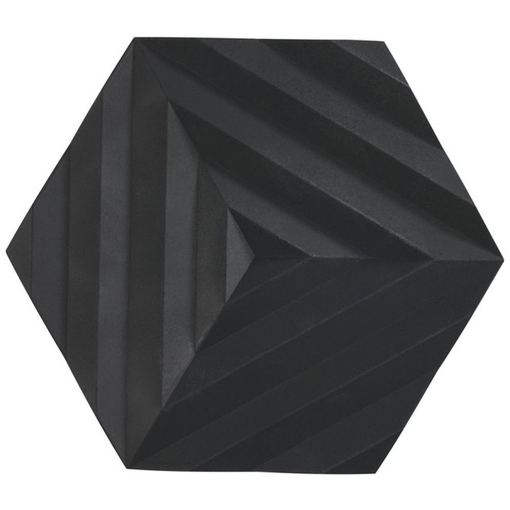 Suport masa - Trivet Ori Black Fold, Negru, Hexagon, Silicon