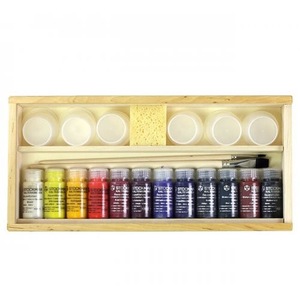 Acuarele, pensule si blocuri de desen