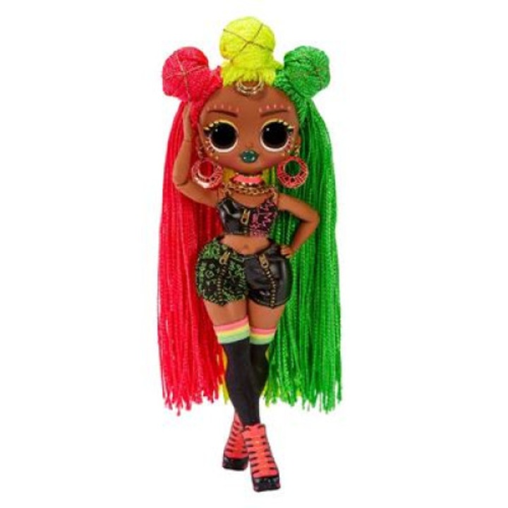 Papusa L.O.L. Surprise! OMG Birthday Doll - Queens Sways, 31cm