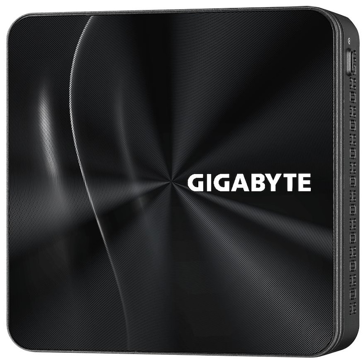 Настолен компютър GIGABYTE Brix BRR5-4500, Процесор AMD Ryzen 5 4500U (2.3/4.0GHz, 8M), 16 GB, 256 GB SSD M.2 NVMe, AMD Radeon RX Vega 6 Graphics, Windows 10 Pro