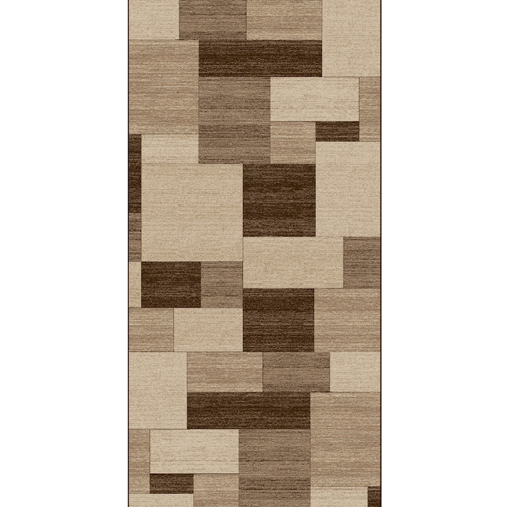 Futószőnyeg Daffi 13027-140, bézs / barna, szélesség 60 cm, 1700 gr/m2