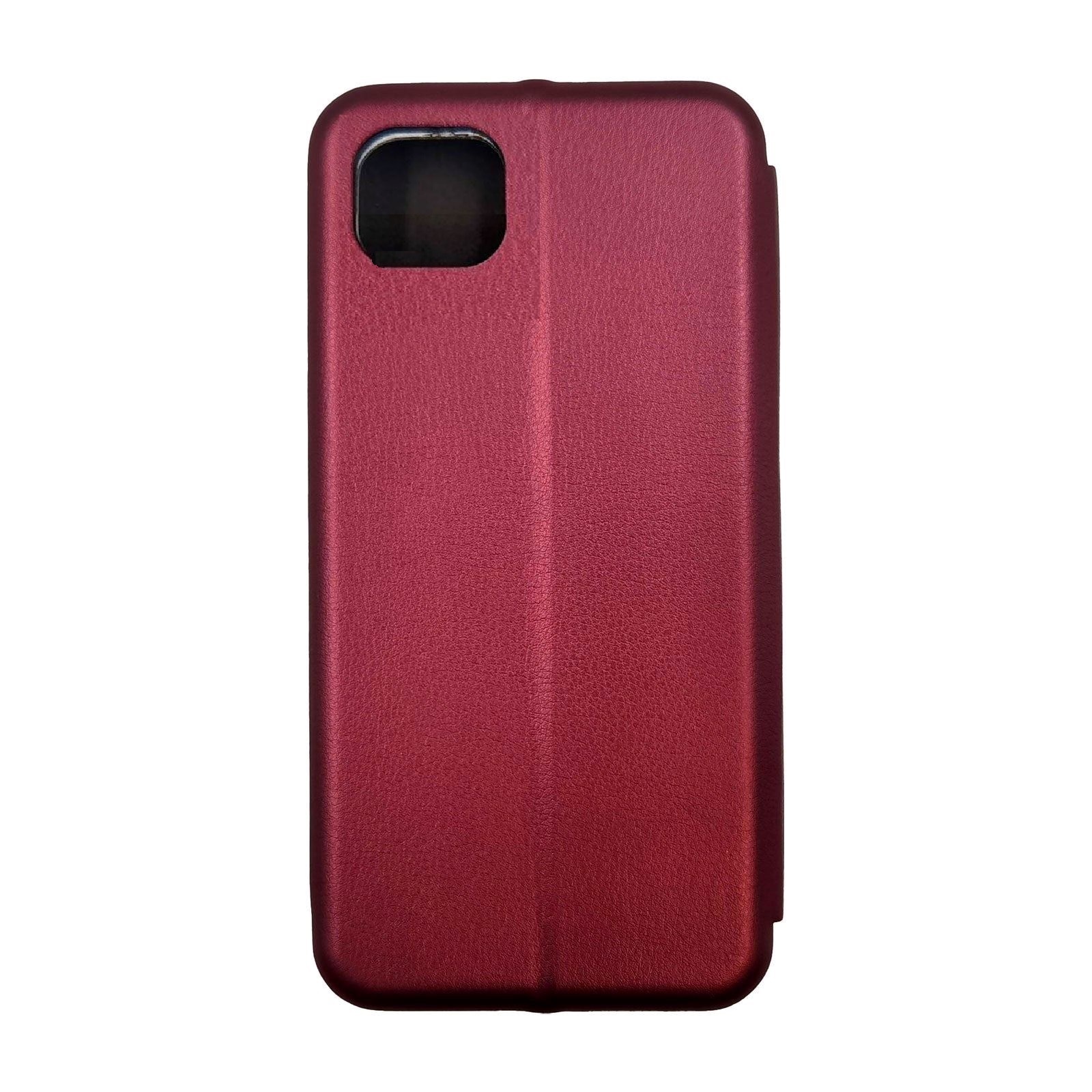 Husa protectie compatibila cu Samsung Galaxy A22 5G, Flip Cover cu magnet, din piele ecologica, Tip Carte, Stand, suport carduri, Visiniu
