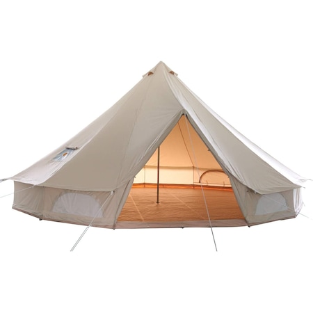Compatible with Re-paste Handbook Cort camping / glamping EkobellCT5, diametru 500cm H300 cm, material bumbac  - eMAG.ro