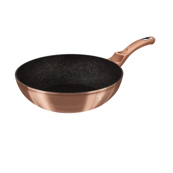 Tigaie wok Berlinger Haus Rose Gold Edition, 28 cm
