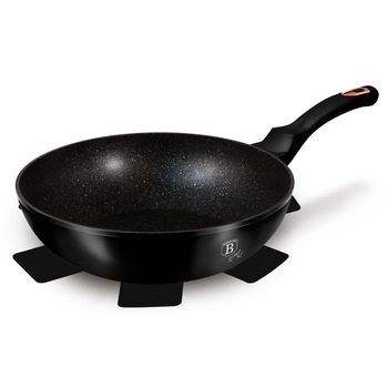 Tigaie wok Berlinger Haus Colectia Black Rose, 30 cm