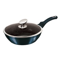 Tigaie adanca cu capac Berlinger Haus Aquamarine Edition, 24 cm