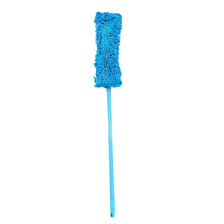 Chenille talpas felmosófej, teleszkopikus nyéllel, kék