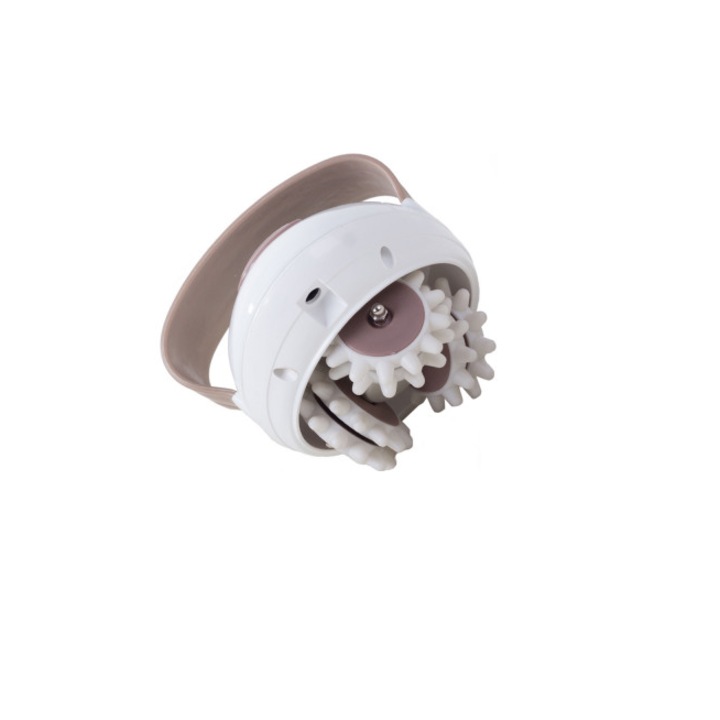 Мини антицелулитен масажор, Verk Group, Стягащ, 72 масажиращи крачета, Бял