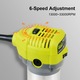 Masina de frezat verticala unimanuala, DEWINNER 710W 13000-33000RPM, 6/8 mm diametru bucsa prindere, Accesorii Incluse