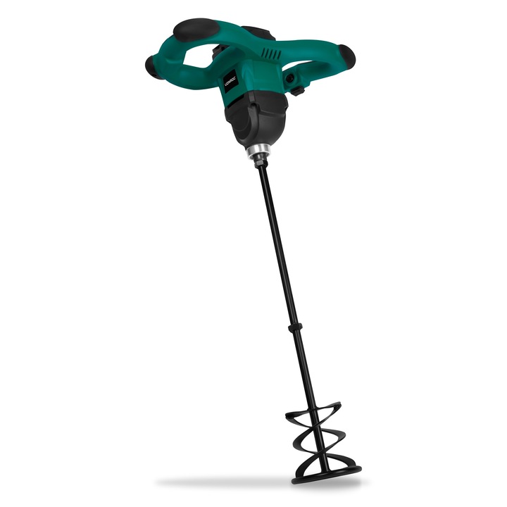 Amestecator ciment/vopsea VONROC PM506DC, 20V, fara baterie si incarcator, pornire lenta, turatie 0 - 650/min, dimensiune paleta amestecare 120mm
