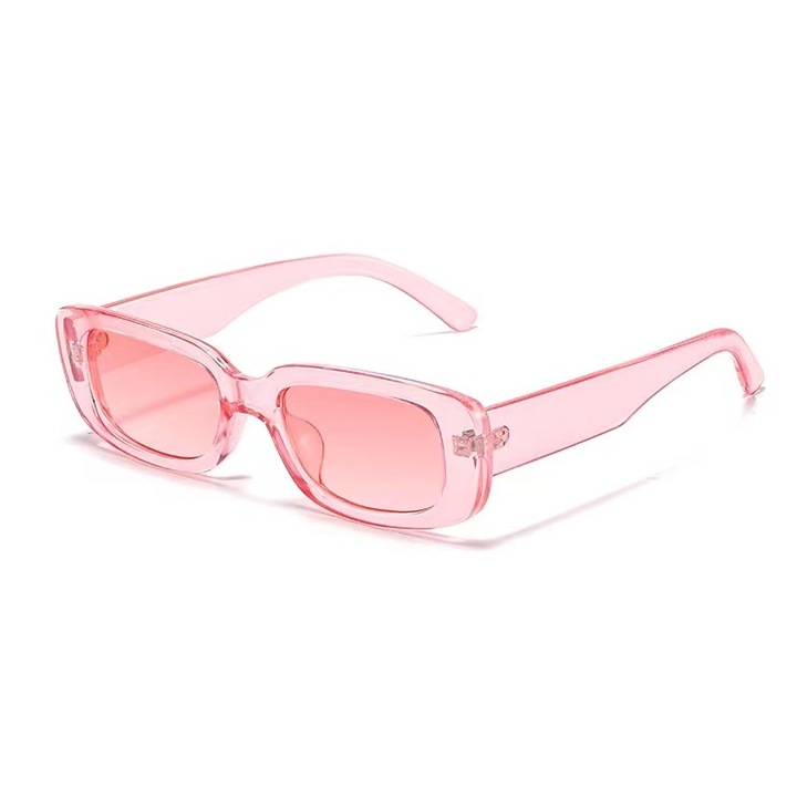 Ochelari de soare Nevermore® Sunglasses Retro Dreptunghiulari Roz