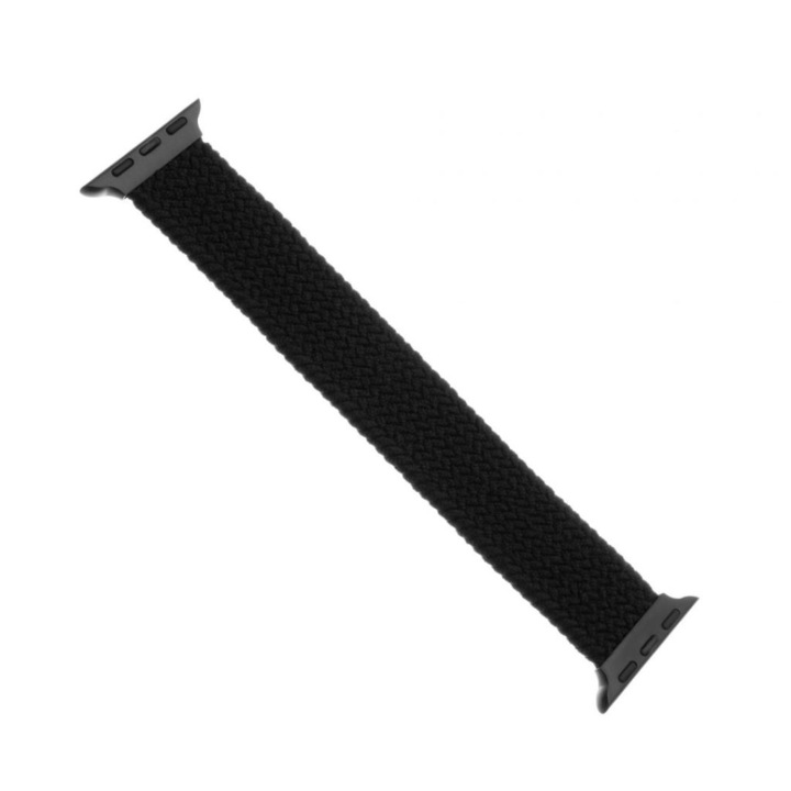 FIXED Elastic Apple Watch 42mm/44mm szíj fekete S-es (FIXENST-434-S-BK) (FIXENST-434-S-BK)