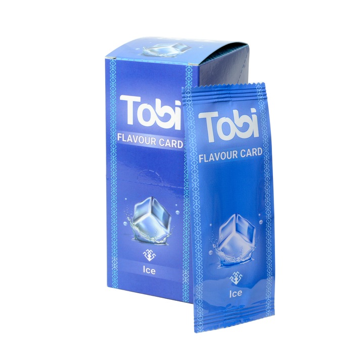 Set carduri aromatizante Tobi, Ice, 25 buc