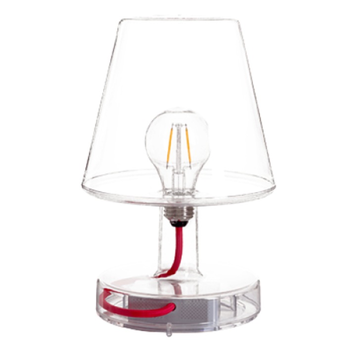 Lampa de masa Fatboy, Transloetje, 3 moduri de iluminare, LED, 25.5 x 16.5 cm, Transparent