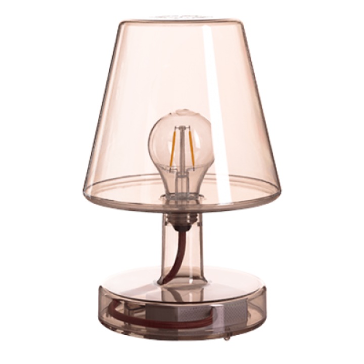 Lampa de masa Fatboy, Transloetje, 3 moduri de iluminare, LED, 25.5 x 16.5 cm, Maro