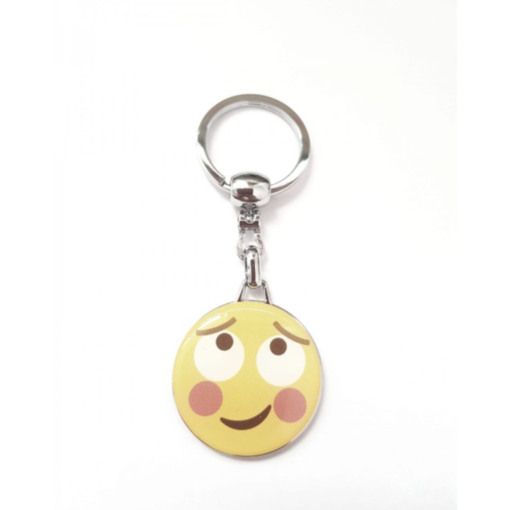 Smiley félénk kulcstartó, premium