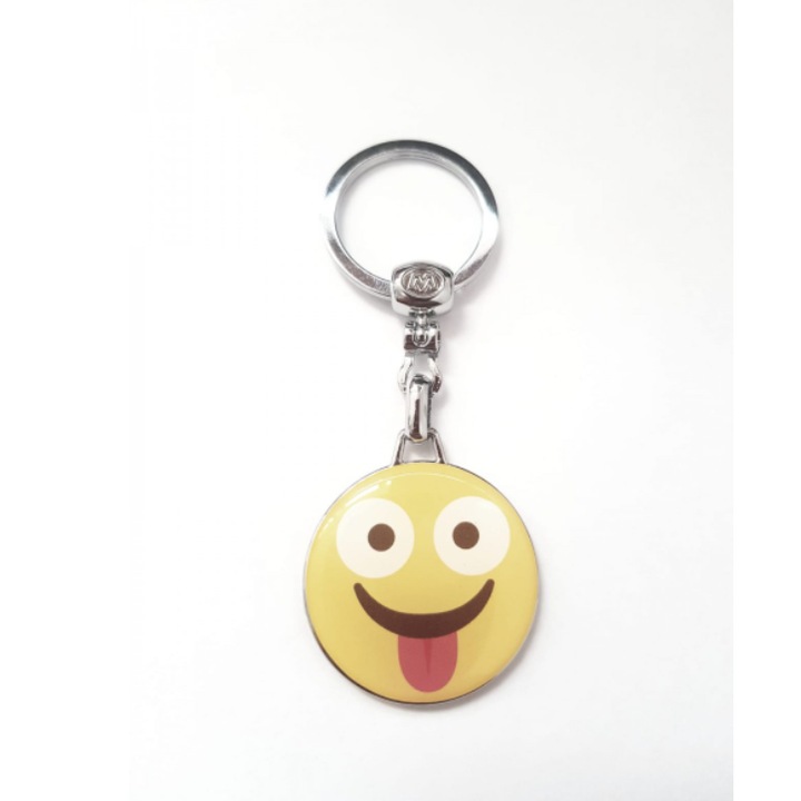 Smiley nyelves kulcstartó, premium
